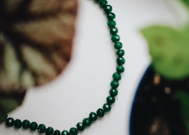 Jadeite Double Strand Bead Necklace – Ashley Zhang Jewelry